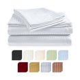 thumbnail image 1 of Drap de Lit en Satin de Coton 100 % à Rayures Dobby 400 Fils, 1 of 5
