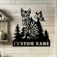 thumbnail image 2 of Custom House Sign Door Plaque Cat Animal Name Plate Customizable Address Sign Wall Decor, 2 of 6