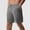 Gray, variant on Jyeity Shorts for Men Sporty Drawstring Breathable Linen Fashion Elastic Waist,with Pockets Light Blue Shorts
