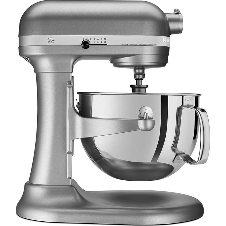KitchenAid シルバー KitchenAid Artisan 5 Qt. 10-Speed Silver Stand Mixer with Flat