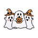 thumbnail image 1 of Alfombrilla de baño de Halloween con forma de calabaza fantasma antideslizante para decoración del hogar, 1 of 5