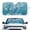 Blue Sea Turtle, variant on XYZCANDO Blue Sea Turtle Automotive Windshield Cover Foldable Sunshade Aluminum Foil Sun Shield Car Sun Shade Heat Shield Sunshade Sun Visor Mat for Most Cars,SUV,Sedan
