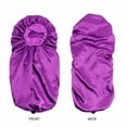 thumbnail image 6 of Cheers.US Extra Long Satin Bonnet Sleep Cap Long Bonnet for Braids Hair Loose Cap, 6 of 6