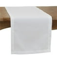 thumbnail image 1 of 16 x 120 in. Casual Design Everyday Oblong Table Runner, White, 1 of 1