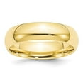 thumbnail image 4 of 10K Yellow Gold 6mm Standard Comfort Fit Band Ring Size 8.5, 4 of 7