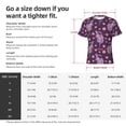 thumbnail image 4 of Bixox Men's Snake And Flower Printed Short Sleeve Skinny Athletic T-Shirt, 4 of 6