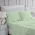 thumbnail image 5 of Purity Home Full Bed Sheet Set - 100% Cotton Percale - Cool, Crisp, Breathable & Durable 4-Piece - Sage, 5 of 14