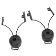 thumbnail image 1 of 1Pair Headset Helmet Adapter,Hunting Earmuffs Support Left & Right Side Attachments Arc Rail Suspension Headset Support for Outdoor, 1 of 8