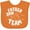 Orange, variant on Inktastic Father's Day Father Son Team Parent Child Fist Bump Boys or Girls Baby Bib