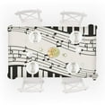 thumbnail image 3 of 1 Tablecloth Piano Music Pattern Table Cloth Rectangular Tea Table Cover Dining Home Decor, 3 of 5