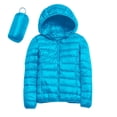 thumbnail image 6 of XXWXYD Girls Lightweight Packable Hooded Puffer Coat - Winter Warm Down Jacket Windproof Zip Up Outerwear with Pockets, ChristmasGift for Kids, 6 of 6