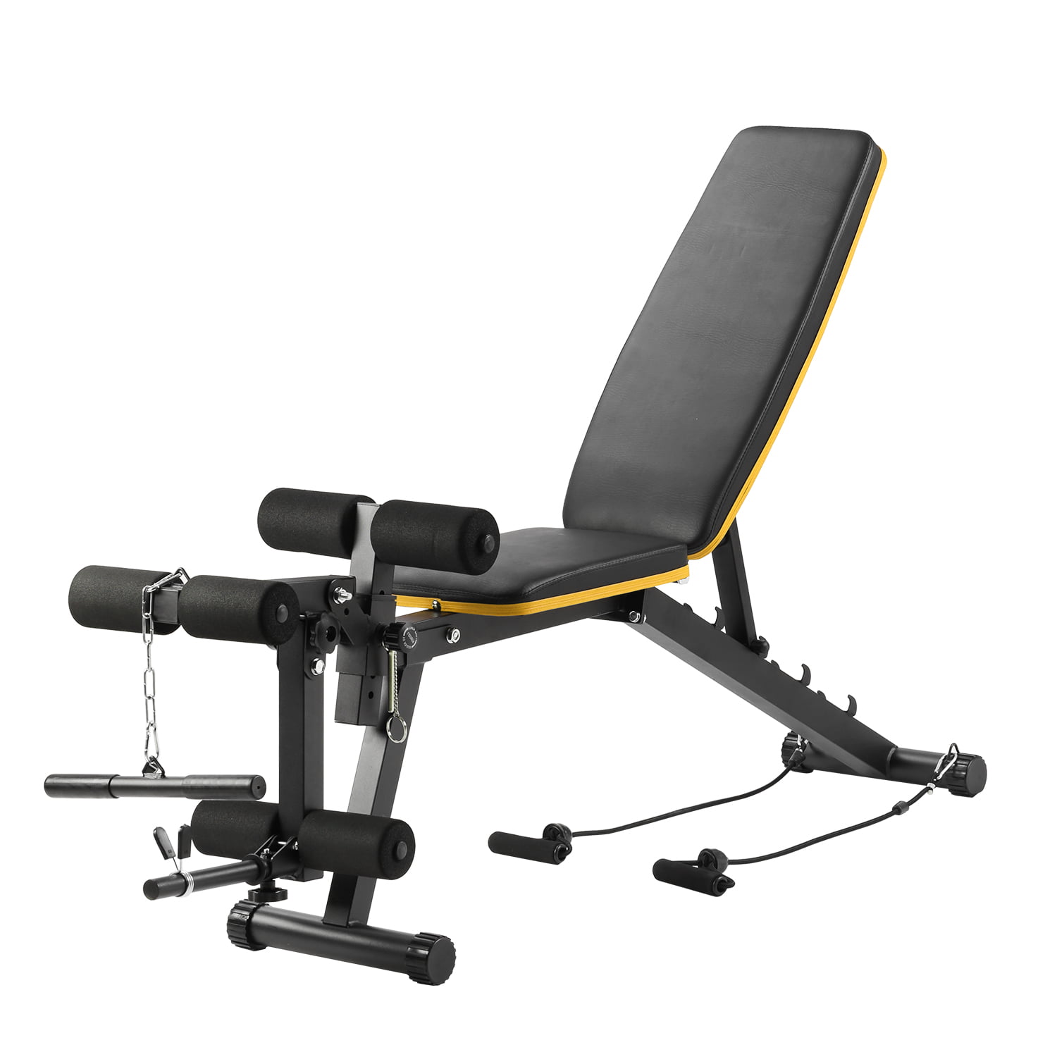 HulkFit Adjustable Utility Weight Bench for Incline, Decline, and Flat  Exercise - Walmart.com