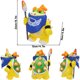 thumbnail image 3 of 24 Mario Bros Luigi Cappy Hat Bowser Jr. Iggy Koopa Troopa Diddy Kong Plush Toys Princess Toadette Dry Bones Peluche Doll, 3 of 5