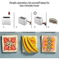 thumbnail image 3 of 2-slice toaster, portable household 800w with 7 temperature settings, removable crumb tray, retractable wheel, 3 of 5