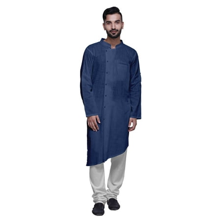 

Atasi Cotton Kurta Set For Men Designer Casual Solid Kurta Pajama Clothing