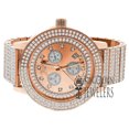 thumbnail image 5 of 18K Rose Gold Finish Jojo Jojino Joe Rodeo Solid Stainless Steel 54mm Real Diamond Dial Watch, 5 of 7