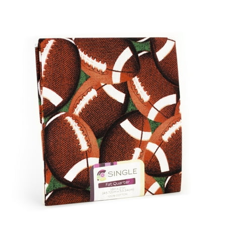 Nfl Football Fabric - Creative Cuts Fat Quarter Cotton 18