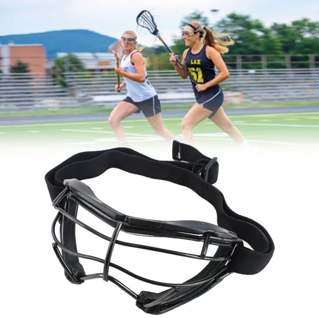 Lunettes de Protection de Hockey, Lunettes de Lacrosse Fermement Attachées pour Accessoire