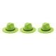 thumbnail image 1 of Sonducket Sombrero con hebilla de cinturón Otoño Color sólido Gorras Cálido Lana Vaquero Niños Boda Iglesia Fiesta Fruta Verde 58cm Type1 NO1, 1 of 6