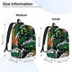 thumbnail image 2 of Fotbe Dinosaur Skeleton Mochila de Lona con Estampado, Mochila Duradera, Mochila Versátil de Alta Calidad, Mochila Compacta Vintage-Small, 2 of 5