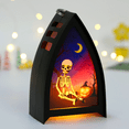 thumbnail image 3 of Halloween Night Light, Pumpkin Skeleton Witch Halloween Table Decoration - Halloween Parties, 3 of 5