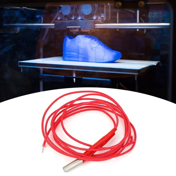 Tubo calefactor de un solo extremo para impresora D, impresora 3D de 5 piezas, varilla calefactora eléctrica para impresora D, piezas de impresora D altamente versátiles Jadeshay A