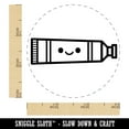 thumbnail image 2 of Kawaii Paint Tube Art Teacher School Self-Inking Rubber Stamp Ink Stamper - Pink Ink - Small 3/4 Inch, 2 of 7