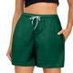 thumbnail image 1 of MKLEKYY Pantalones Cortos Para Correr Para Mujer, Con Cordón Ajustable, Cintura De Color, Cómodos, Elásticos, Lisos, Pantalones Casuales Con Bolsillo Para Mujer, 1 of 4