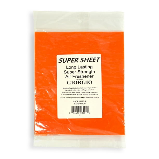 Jenray Super Sheet Large (8"x7") Under Seat Car Air Freshener