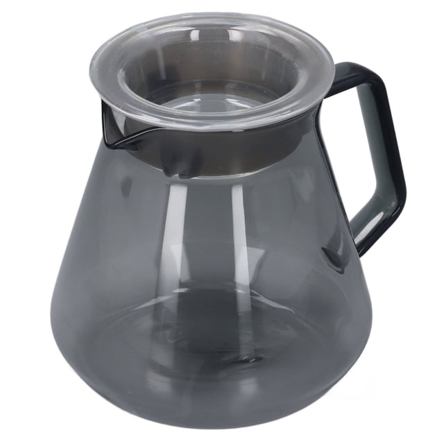 Hand Coffee Pot, Coffee Pot Electroplated Grey Exquisite Workmanship Table Decoration Heat Resistant For Kitchen