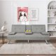 thumbnail image 4 of BSHTI 65.7 inch Futon Sleeper Sofa Bed, Tufted Backrest Sleeper Sofa Bed with Pillow Top Armrest My Lux Decor Round, 4 of 6