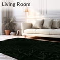 thumbnail image 2 of ODIKA 6'x9' Machine Washable Non-Slip Area Rug, Magnificent Ethereal Dreamscape Artistic Design High Traffic Rug, Green, 515097, 2 of 7