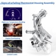 thumbnail image 6 of Upgraded Aluminum Alloy Engine Coolant Thermostat Housing Assembly for Mini Cooper 2011-2015 Cooper Countryman 2011-2016 Cooper Paceman 2013-2016 Replace No.11538674895/9025188, 6 of 7