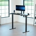 thumbnail image 3 of VIVO Black 60 x 24 inch Universal Table Top for Sit to Stand Desk Frames, 3 of 8