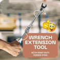 thumbnail image 1 of Wrench Extender Tool Bar Heavy Duty Extra Long Wrench Extension Diy Tool, 1 of 5