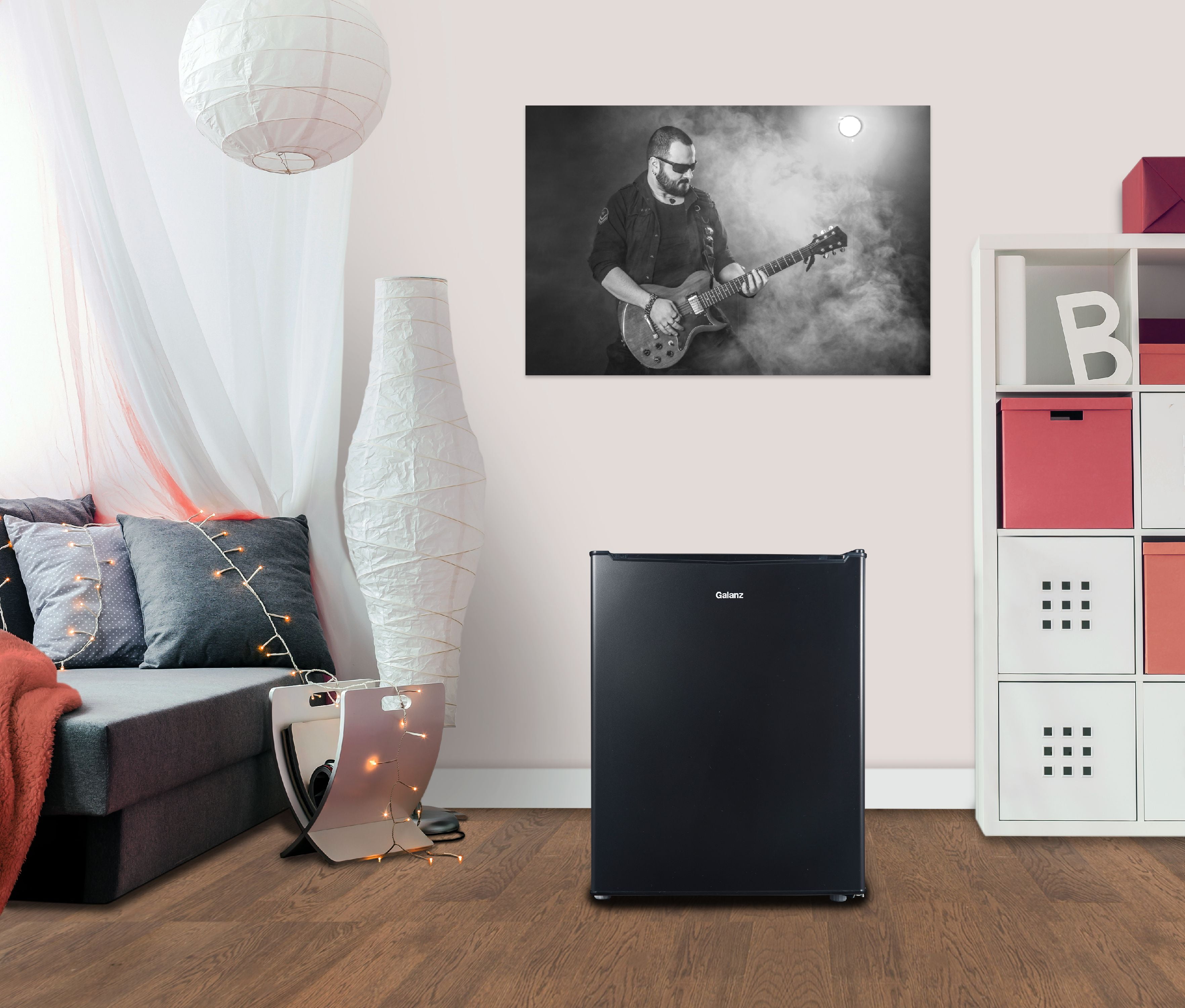 Galanz stainless sale steel mini fridge