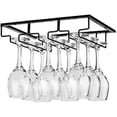 thumbnail image 3 of Soporte para copas de vino - Soporte para copas de gabinete base Soporte para copas de vino colgante para cocina, bar, bar, 1 pieza, negro Zhivalor MZQ-0376, 3 of 4