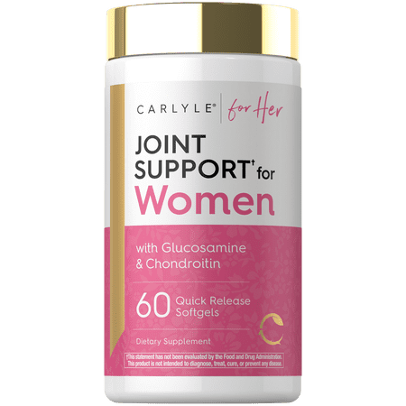 Joint Support For Women | 60 Softgels | Complex with Omega-3 and Collagen Peptides | by Carlyle