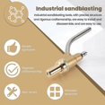 thumbnail image 3 of Industrial Sandblasting Tool Nozzle, Wet Sandblasting Tool Accessories-1Pcs Banmo, 3 of 4