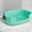 Mint Green, variant on RKZDSR Large Cats Litter Box - Spill Proof, Non-Leak, Easy Clean Cat Toilet Tray, Extra Large Open Cat Litter Box for Kittens & Senior Cats, Durable Plastic, Scratch Resistant