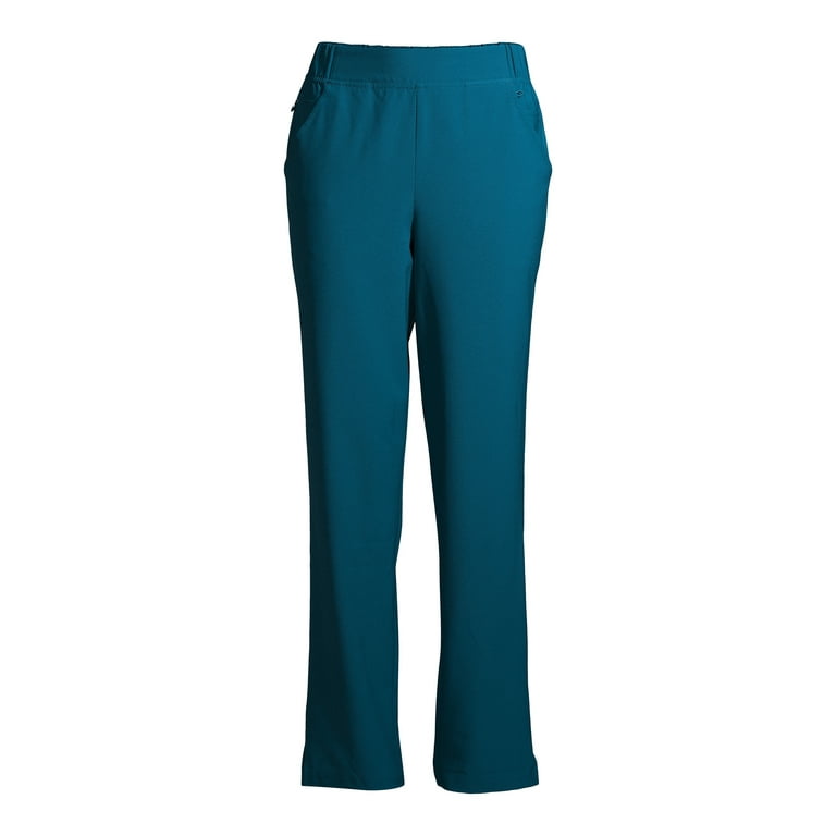 ClimateRight by Cuddl Duds Modern Fit Straight Leg Flat Front Scrub Pant Women s Petite 1 Count 1 Pack Walmart