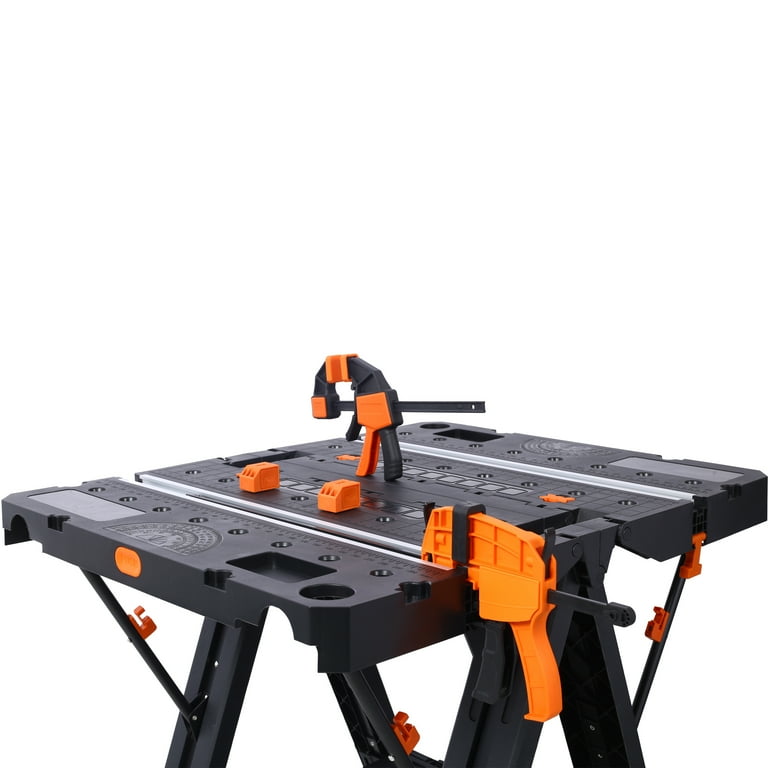 Seizeen Portable Folding Workbench, 31''L, Adjustable, 1000LBS