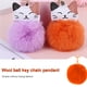 thumbnail image 3 of Matsuzay Fuzzy Ball Llavero Encantadores Llaveros Multifuncional Conveniente Adorable Multi-colores Llaveros Mujeres Negro 4cm Artesanía Naranja 4cm Matsuzay HA059936-15, 3 of 6