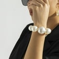 thumbnail image 2 of Colliers Ras du Cou Imitation Perle Exagérée pour Femmes, Ornement de Mariage, Bracelet de Perles, Accessoire de Mode, 2 of 6