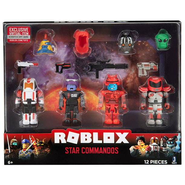 Roblox Mix Match Star Commandos Figure 4 Pack Set Walmart Com