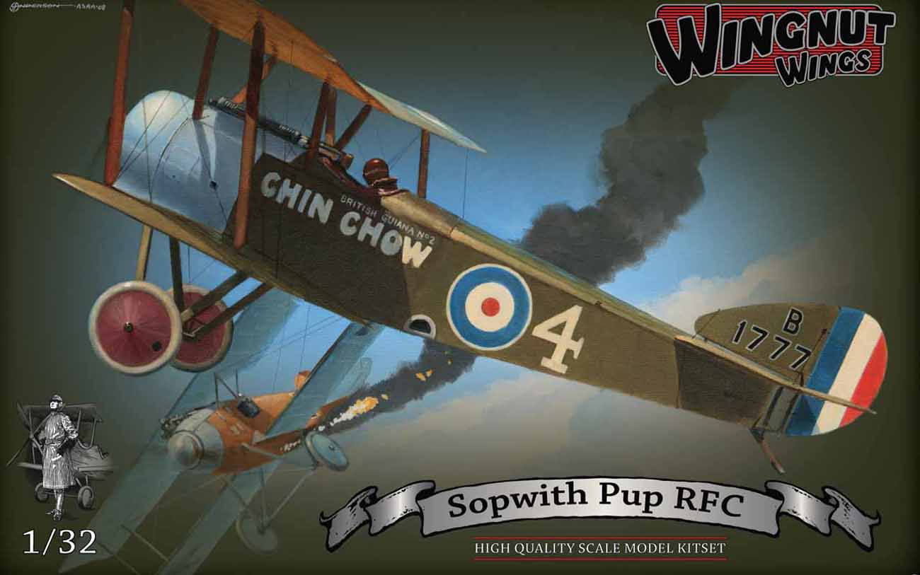 Wingnut Wings 132 Sopwith Pup RFC Biplane High Quality Plastic Model