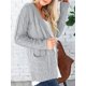 thumbnail image 2 of Jersey tipo cárdigan PRETTYGARDEN para mujer, tejido trenzado, gris, talla L, 2 of 9