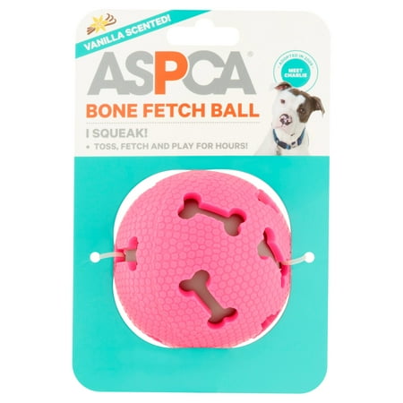 Aspca Bone Fetch Ball Vanilla Scented Dog Toy Pink Accuweather Shop