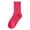 Hot Pink, variant on Women's Fashion Stacked Stockings Over The Knee Socks for Casual Wear with Loafers Breathable Comfortable Stretchable Long Socks White