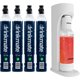 thumbnail image 1 of OmniFizz - Máquina para hacer agua con gas y refrescos, carbonata cualquier bebida, paquete de cuatro cilindros, 1 of 4